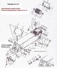Схема (чертеж) устройства телескопирования стрелы автовышки Тадано